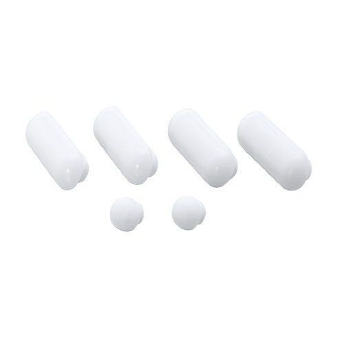 Wenko 298307100 Lot De 4 Patins Pour Abattants Premium Pvc Blanc 7 X 14,5 X 3 Cm