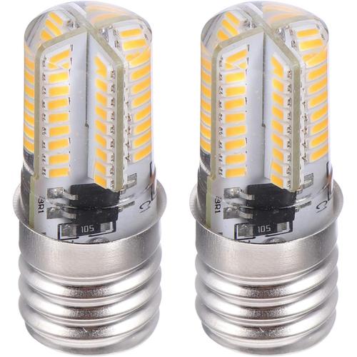 2pcs Ampoule Micro-Ondes E17 Led Ampoule De Four 72- Ampoule Led Dimmable (Blanc Chaud)