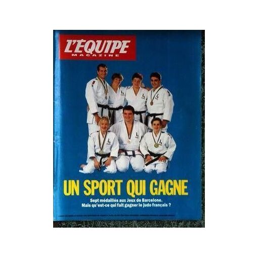 L'Équipe Magazine N°55 – Septembre 1992 – Spécial Handball Avec Les Barjots