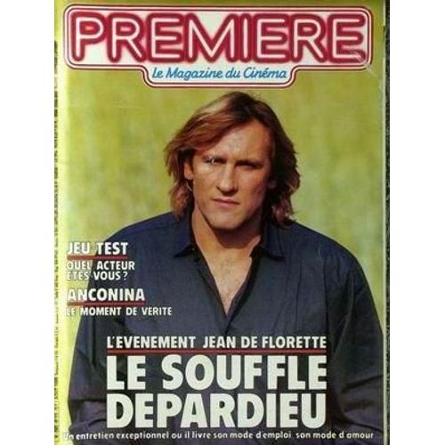 Premiere N° 113 Du 01/08/1986 - Depardieu - Anconina.