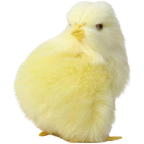 Peluche Poussin Petit, 1pcs Poussin R¿¿Aliste En Peluche Poussin Figure R¿¿Aliste Fourrure Animal Jouet Poussin De Paques En Peluche Poussin Jaune Animal En Peluche Pour Enfants B¿¿B¿¿S