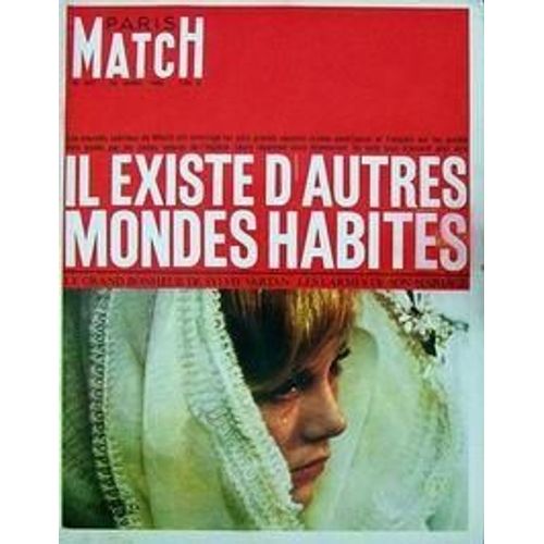 Paris Match N° 837 Du 24/04/1965 - Il Existe D'autres Mondes Habites. Le Bonheur De Sylvie Vartan. Andr+¢ Maurois Raconte Balzac Autres Mondes Habit+¢S Baccalaur+¢At Duc De Windsor Johnny Et Sylvie : Mariage Le Roman De L'or Requins Sylvie Vartan ...