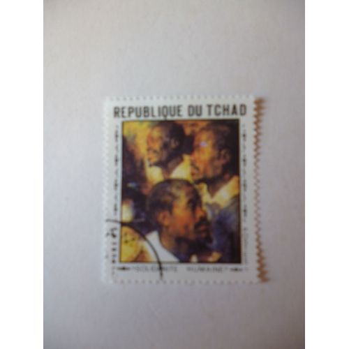 Timbre "Tchad : Solidarité Humaine :  Rubens".