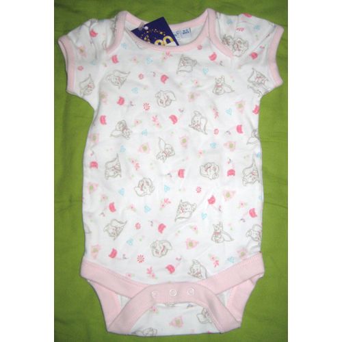 Body Disney Baby Rose Dumbo Disneyland Taille 0-3 Mois