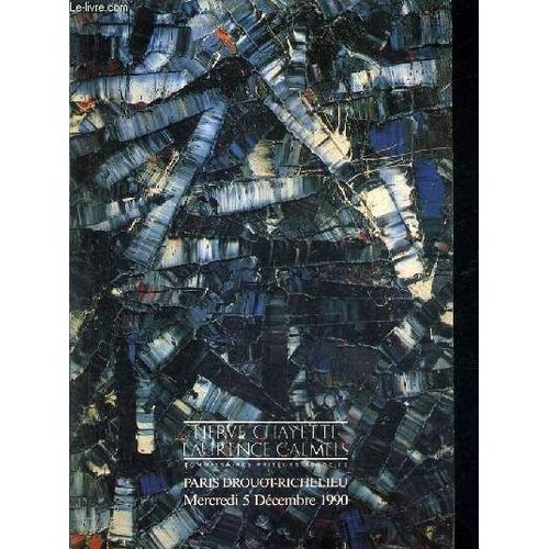 Catalogue De Ventes Aux Encheres - Tableaux Modernes - Drouot Richelieu Salle 14 - 5 Decembre.