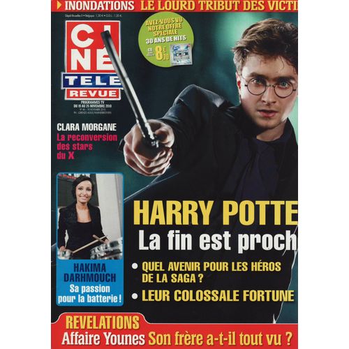 Ciné Télé Revue (Belge) / 18-11-2010 N°46 : Harry Potter / Daniel Radcliffe / Tom Felton (4p)
