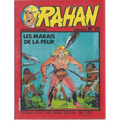 Rahan ( Nouvelle Collection ) N° 32 ( Mars 1983 ) : " Les Marais De La Peur "