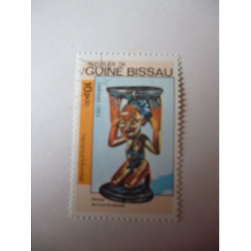 Timbre "Guine Bissau : Setial:Siège D' Afrique Orientale".