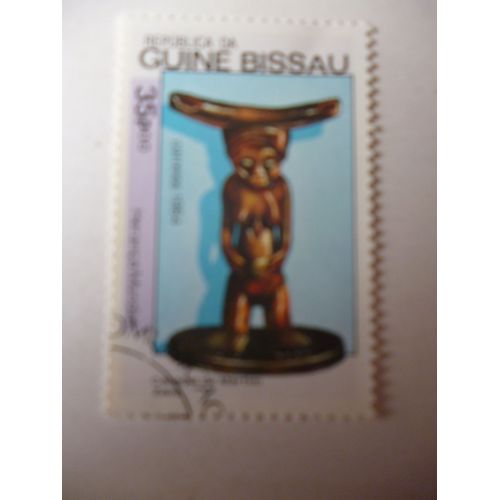Timbre "Guine Bissau : Cabeçal De Marfim".