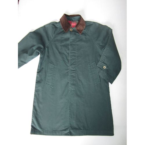 Gabardine Trench Imperméable Vert Anglais 6 Ans