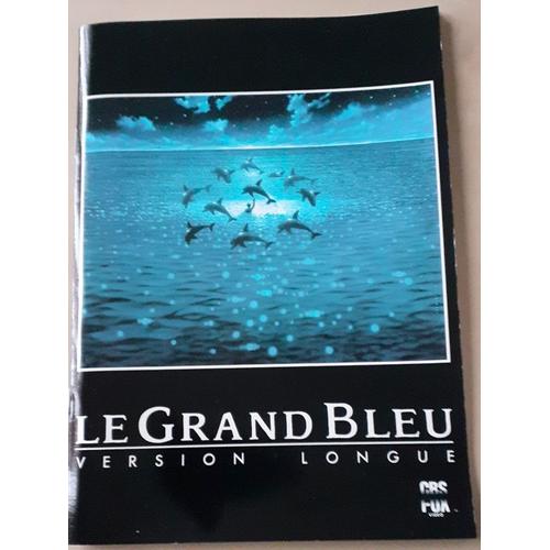 Livret Vhs Le Grand Bleu Version Longue