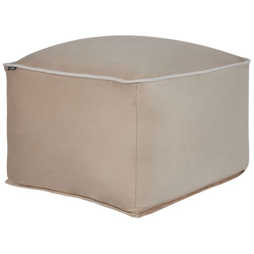 Pouf Dareyn Beige Sable Velours