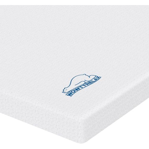 Surmatelas 140 X 190 De 6 Cm En Gel Mousse À Mémoire De Forme Au De Charbon De Bambou, Hypoallergénique, Housse Amovible Et Lavable,Respirante, Equilibré - Wowttrelax