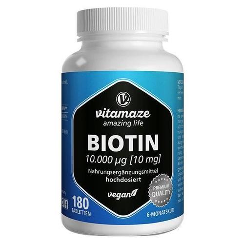 Vitamaze Biotine 10mg 180 Comprimés 