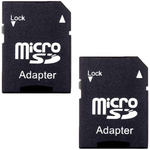 Adaptateur Ultra Micro SD,2 PCS Adaptateur de Carte SD pour Cartes Micro SD pour Tablette Mobile Noir
