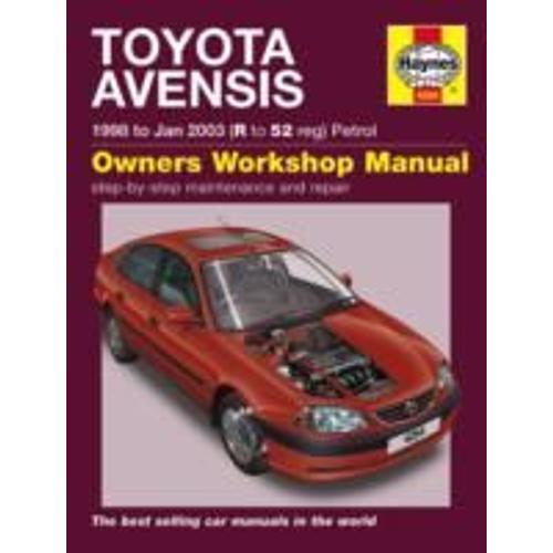 Toyota Avensis Petrol (98 - Jan 03) Haynes Repair Manual