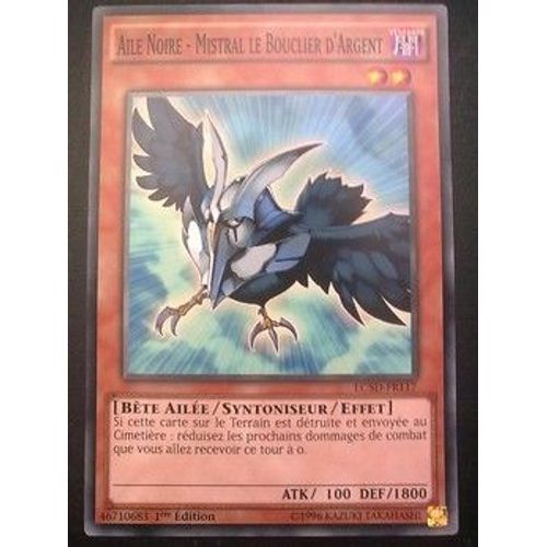 Carte Yu Gi Oh - Aile Noire Mistral Le Bouclier D'argent - Lc5d-Fr117 - Commune