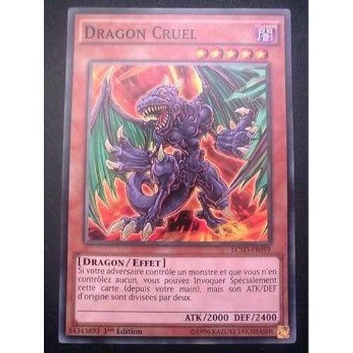 Carte Yu Gi Oh - Dragon Cruel - Lc5d-Fr059 - Commune