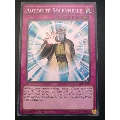 Carte Yu Gi Oh - Autorité Solennelle - Lc5d-Fr197 - Commune