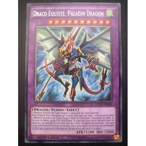 Carte Yu Gi Oh - Draco Equiste Paladin Dragon - Lc5d-Fr028 - Rare