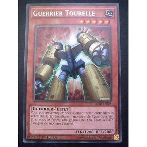 Carte Yu Gi Oh - Guerrier Tourelle - Lc5d-Fr008 - Rare