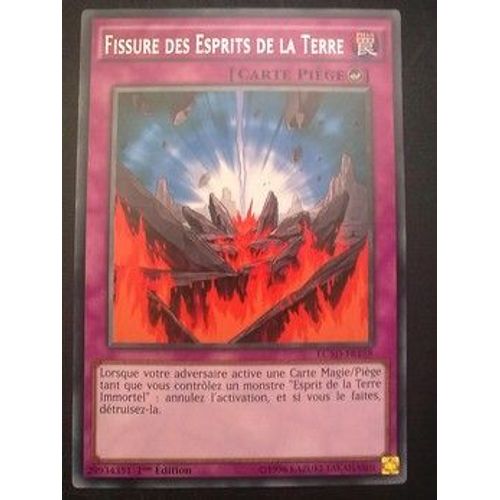 Carte Yu Gi Oh - Fissure Des Esprits De La Terre - Lc5d-Fr158 - Rare