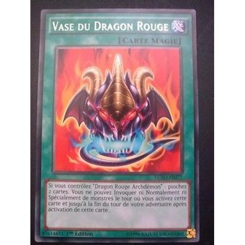Carte Yu Gi Oh - Vase Du Dragon Rouge - Lc5d-Fr077 - Rare