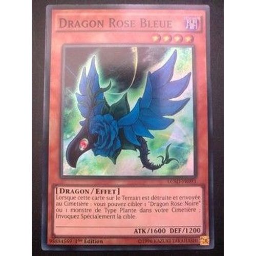 Carte Yu Gi Oh - Dragon Rose Bleue - Lc5d-Fr093 - Super Rare