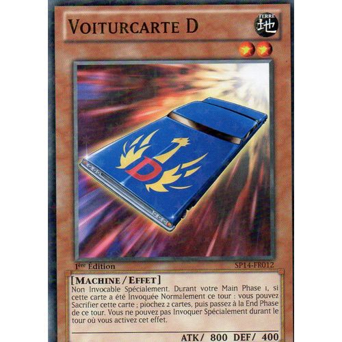 Voiturcarte D Sp14-Fr012 Starfoil - Yu-Gi-Oh