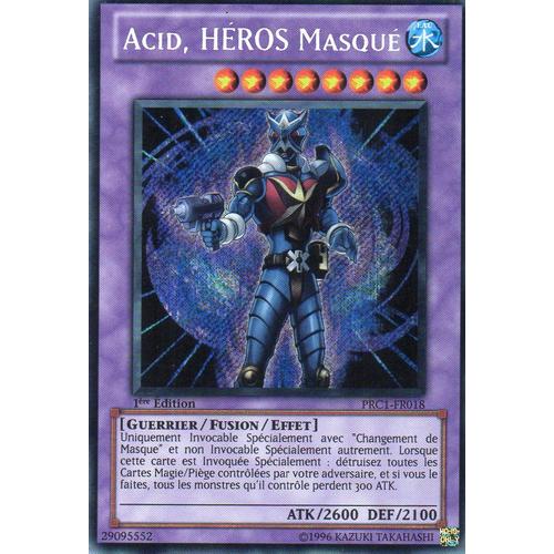 Acid Heros Masque 'masked Hero Acid) - Yu-Gi-Oh! - Prc1-Fr018 - St