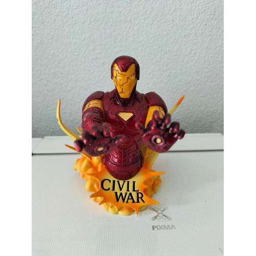 Buste Iron Man Civil War Diamond Select Marvel