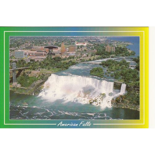 Chutes Du Niagara, " Vue Aérienne Des Chutes Américaines Telles Qu'aperçues Du Côté Canadien ", Canada.