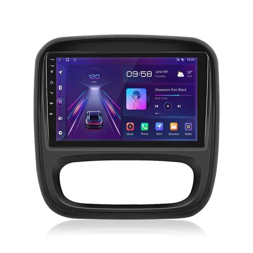 Junsun Autoradio Pour Opel Vivaro B Renault Trafic 9" sono-auto Android12 DAB+ GPS Navi WiFi Bluetooth RDS FM 1GB+32GB
