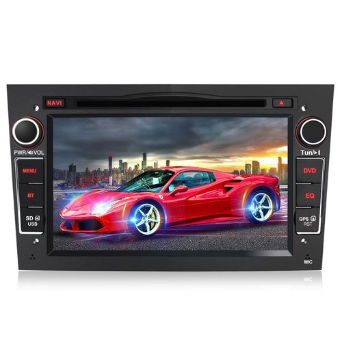 Junsun Autoradio pour Opel Antara Corsa D Meriva Doppel Din 7" Touch Screen CD DVD Player Bluetooth GPS Navi BT USB DAB+