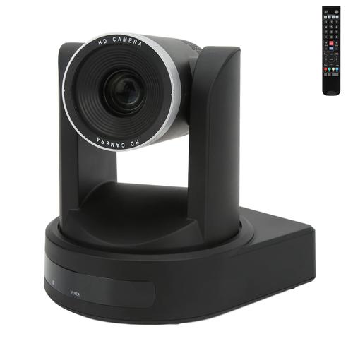 Yagri Webcam PTZ, Caméra PTZ Ultra HD 1080P 10X avec Zoom Optique SDI, Prise en Charge de la Télécommande IR IP RS232 RS485, Sortie HDMI SDI IP, pour Réunion, Diffusion en Direct (Prise EU AC100¿240V)