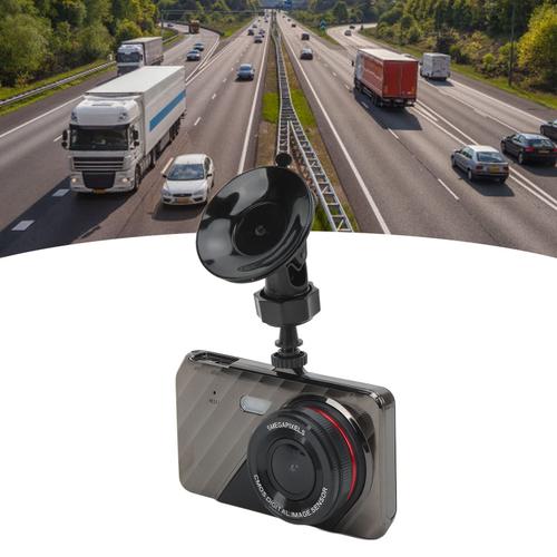 Yagri Caméra de Voiture Full HD 1080p, Enregistreur de Caméra de Tableau de Bord de Voiture avec Angle de 170 Degrés, Marche Automatique, Prise en Charge Maximale de 32 Go, Caméra Avant et Arrière pour Voit