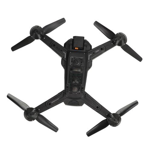 Yagri Mini Drone QuadricoptèRe Rc à Positionnement De Flux Optique, Drone Pliable 4k Hd Double CaméRa, Zoom 50x Wifi Intelligent éVitement D'obstacle Rc Quadcopter Avec LumièRe Led-Yagri
