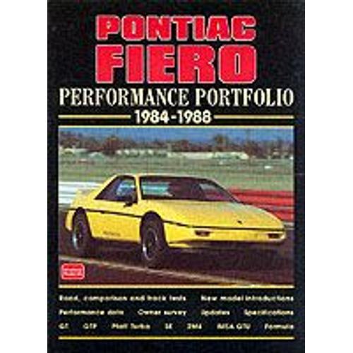 Pontiac Fiero Performance Portfolio 1984-88