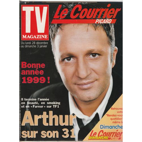 Tv Le Courrier Picard Arthur 1p/Thierry Rey 1/2p / Eddy Mitchell 1/2p/ Le Crazy Horse 1/2p/ Michael Landon 1/2/ Barbara Hendricks 1/2p/ Tabarly 1/2p/ Article Photos Linda De Suza , Mareva Galanter