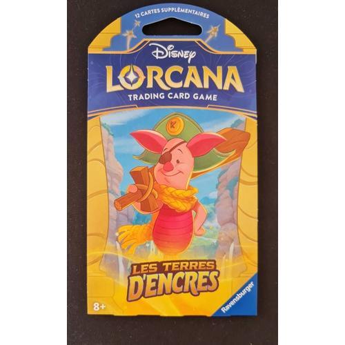 Booster Disney Lorcana, Les Terres D'encres, Version Française, Visuel Porcinet