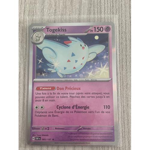 Carte Pokémon Togekiss-085/197-Holo Rare-Flammes Obsidiennes 