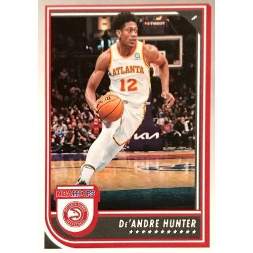 82 De'andre Hunter - Atlanta Hawks - Carte Panini 2022-2023 Nba Hoops Base Cards