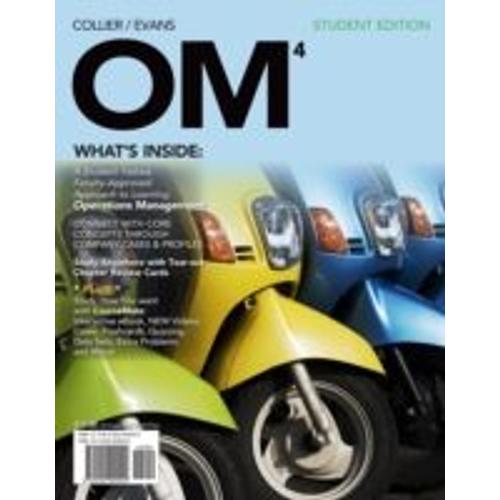 Om 4 (With Review Cards And Decision Sciences & Operations Management Coursemate With Ebook Printed Access Card)
