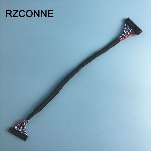 100cm Cbles LVDS FIX-30P-S8 30 broches 2x15 broches 2ch 8 bits panneau contrleur LCD 2 pices/lot Nipseyteko