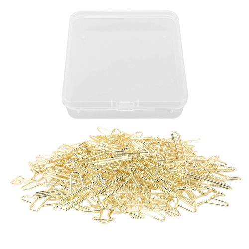100pcs Avion En Forme Trombones Mtal Lger Polyvalent Mignon En Forme Trombones Marque-Pages Planificateur Pinces Pour Bureau De Lcole Or