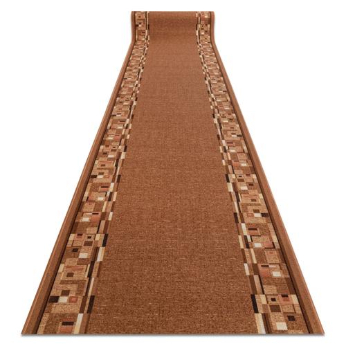 100x460 Cm Tapis De Couloir Antidrapant Bombay Beige Fonc 100cm