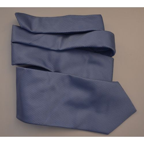 Cravate Loding Shirts - Rayée - Bleu Clair - Soie 55% - Coton 45%