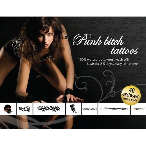Sextoy Tatouages Sexy Import : Tattoo Set - Punk Bitch