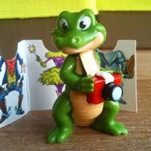Crocodile Kinder Avec Appareil Photo