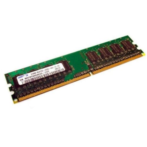 Ram Barrette Mémoire SAMSUNG 512Mo DDR2 PC2-3200 M378T6553CZ3-CCC 1Rx8 Pc Bureau
